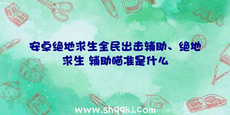 安卓绝地求生全民出击辅助、绝地求生